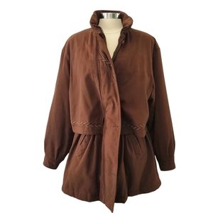 Womans Brown Coat Size 1X